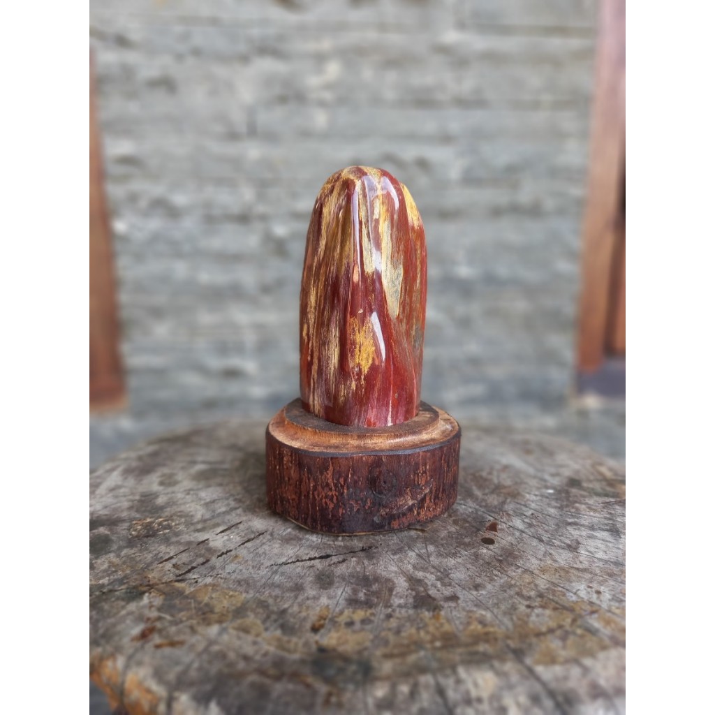 Biseki Fosil Kayu Merah 800gr #sabiljualan