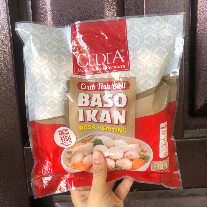 

Cedea Bakso Ikan Rasa Kepiting 500gr