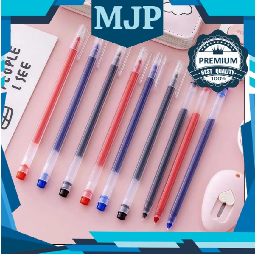 

Gel Pen Pulpen Gel 3 Warna 0.5mm 1 PCS Pulpel Gel 0.5mm Pena Pulpen Bolpoin Tinta Gel Cair Pena Transparant by MJP Mart