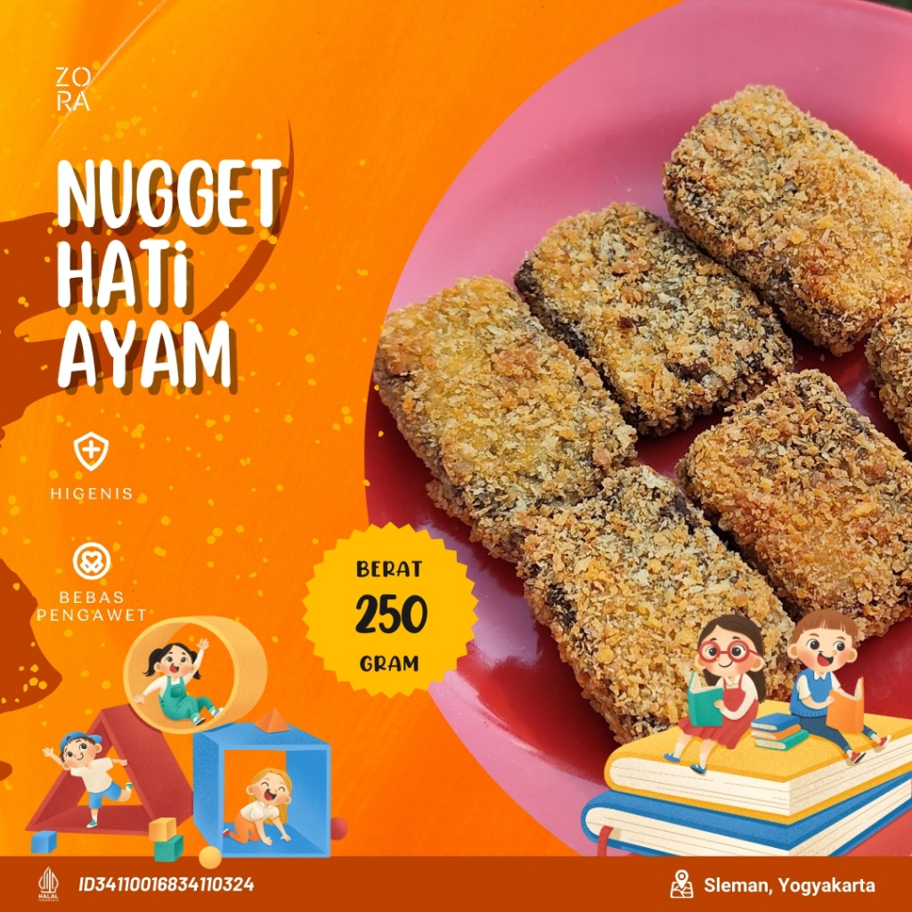 

ZORA MADE | Menu MPASI Nugget Hati Ayam | Nugget Homemade