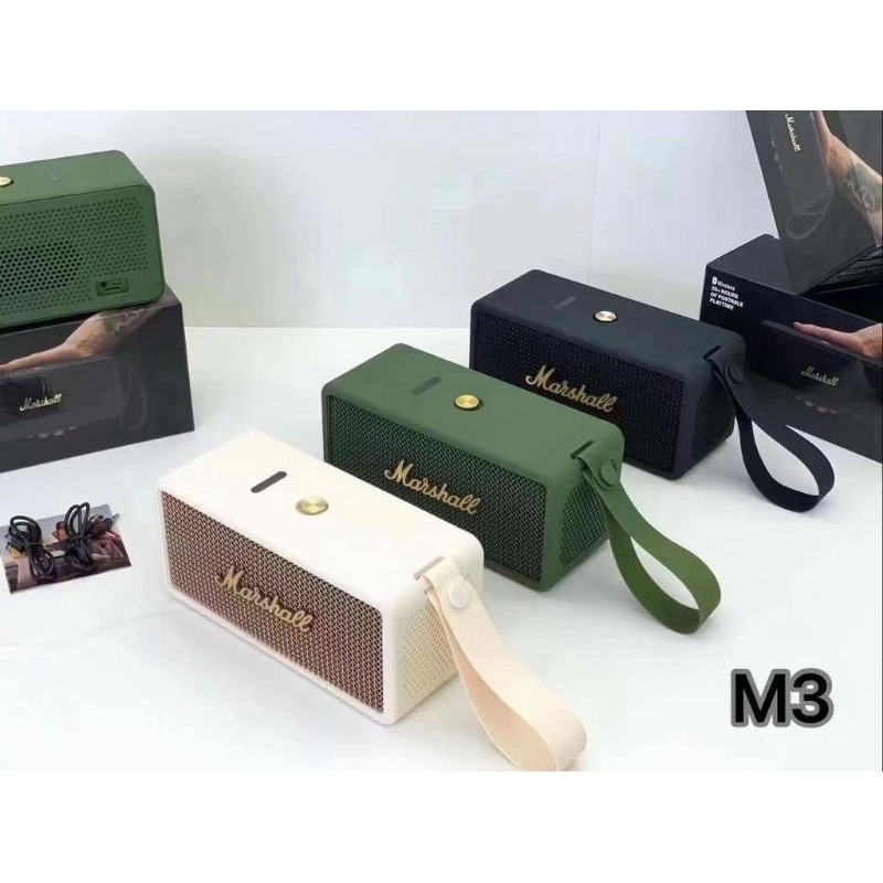 Speaker Bluetooth Marshall M3 Middleton - Cream Handphone Audio Handphone Speaker Portable Bluetooth