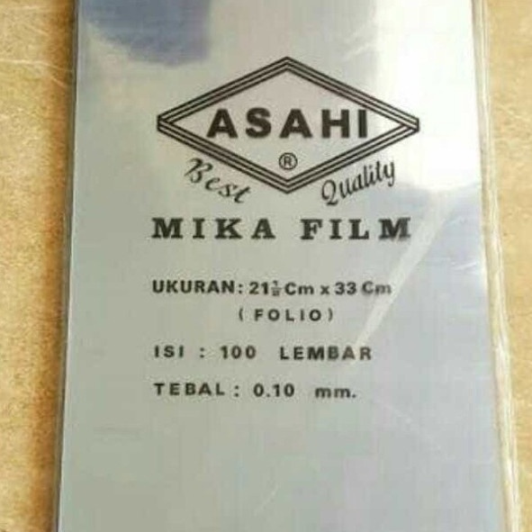 

HJ6 Mika plastik film ASAHI JilidCover