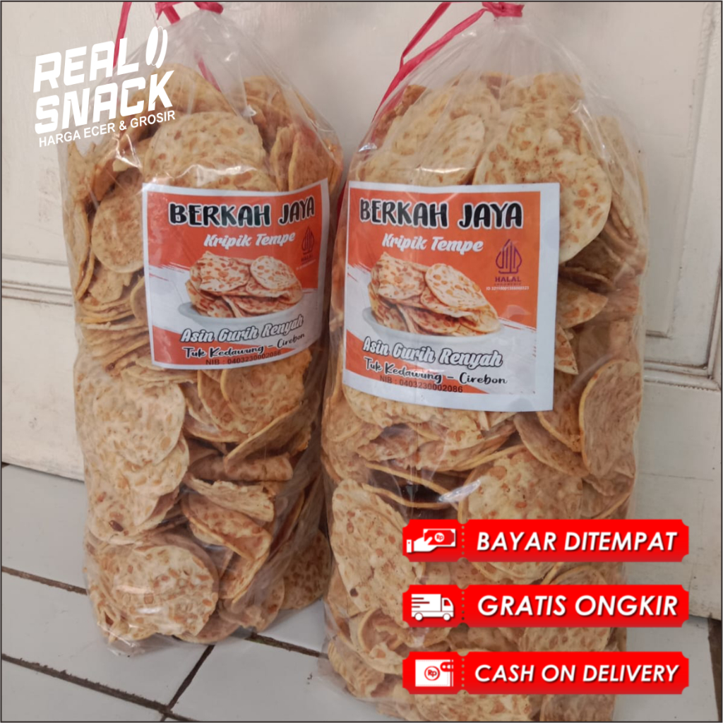 

1BAL KERIPIK TEMPE SAGU ISI 1KG DIJAMIN GURIH DAN RENYAH