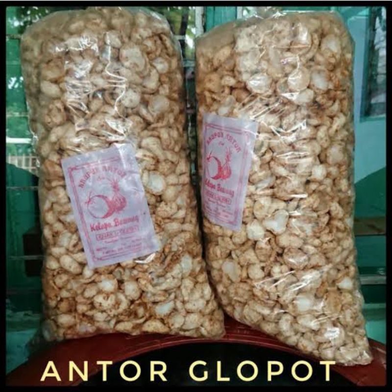 

Krupuk antor glopot khas Tegal yang gurih dan enak