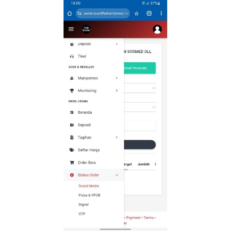 source code ppob & smm panel &pay disini v9 (support areahost)