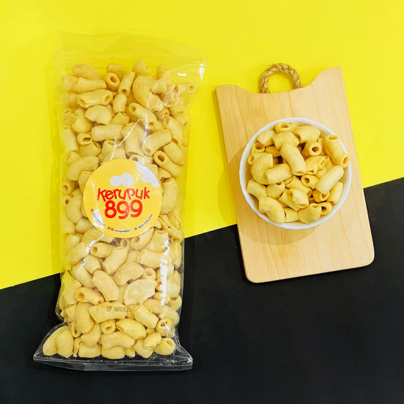 

MAKARONI JUMBO ORIGINAL SNACK MACARONI BESAR ASIN RENYAH 200 GRAM