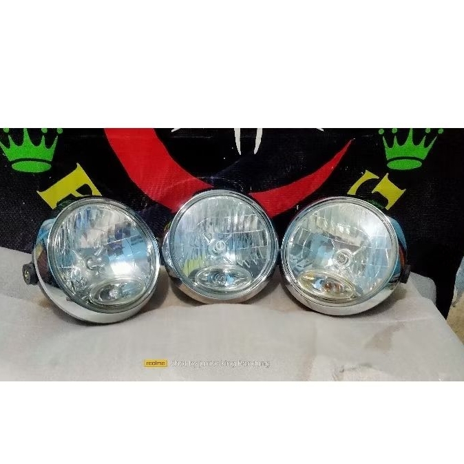 hedalmp lampu bulat rx king peredam  lampu depan rx king new peredam tahun 2007 2009 original