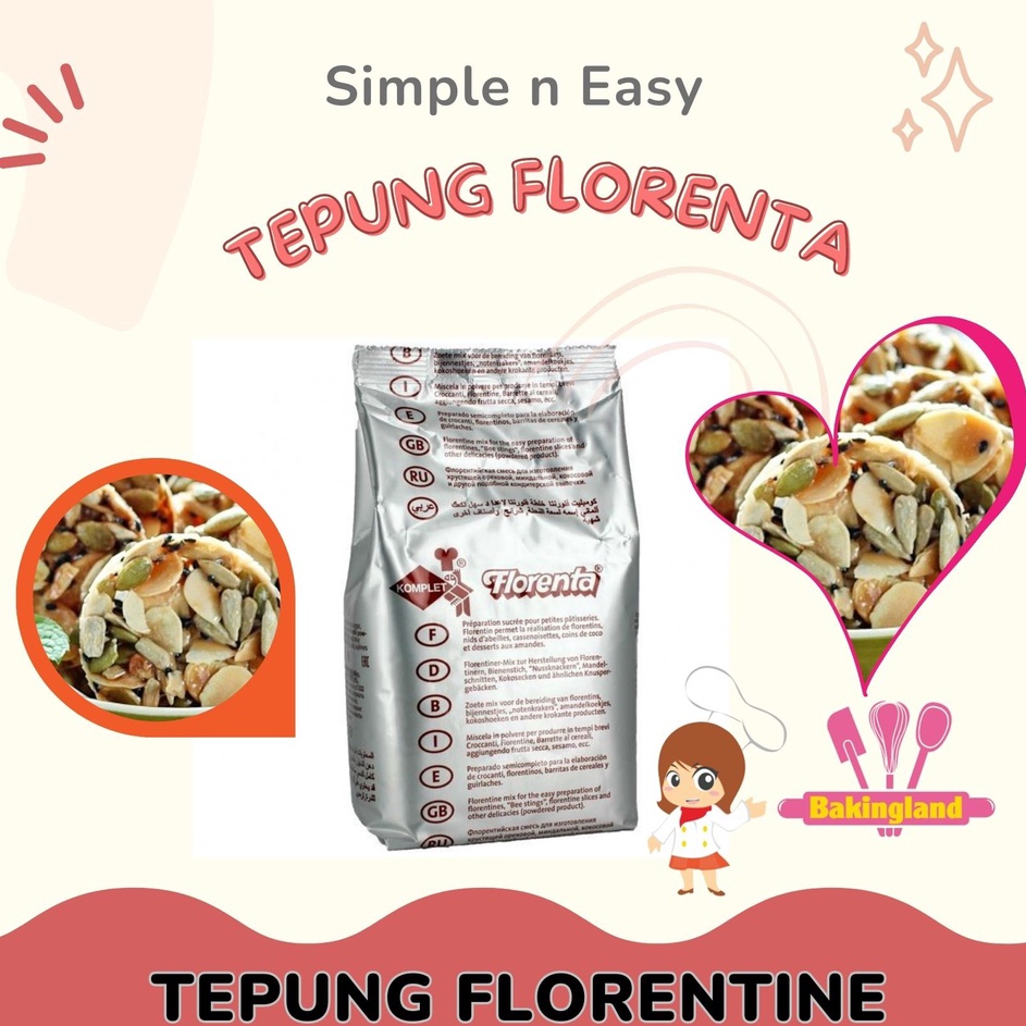 

HARGA GROSIR florenta tepung florentine premix kue 5gr