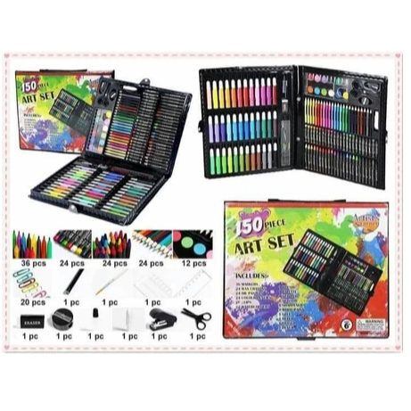 

YUH crayon set 150pcs anak cat air mewarnai anak set gambar anak mengganbar anak pensil warna set