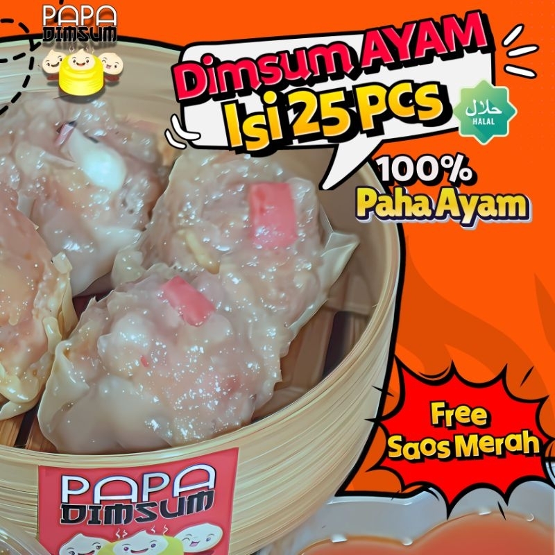 

Dimsum Ayam isi 25 pcs