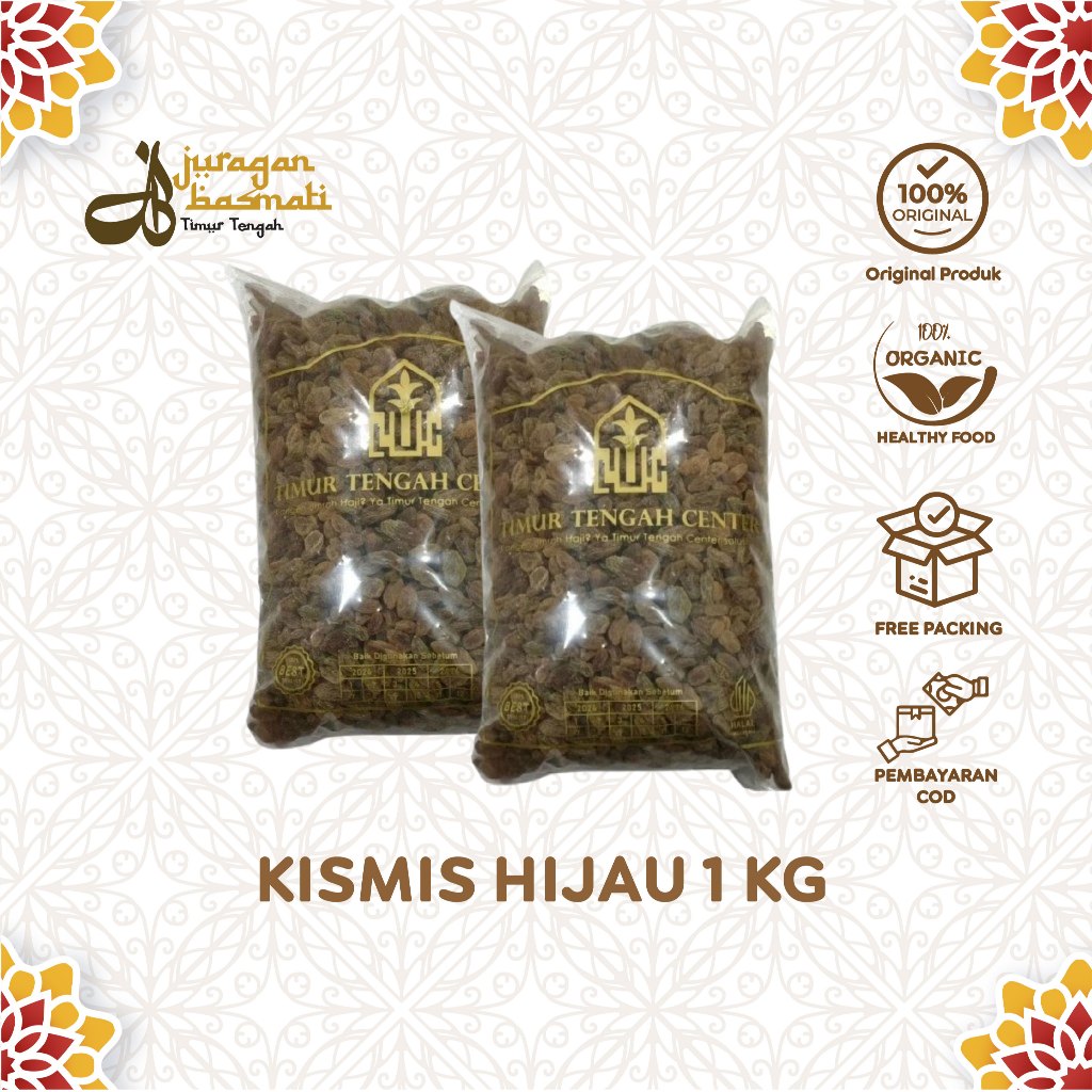 

Kismis Hijau 1kg