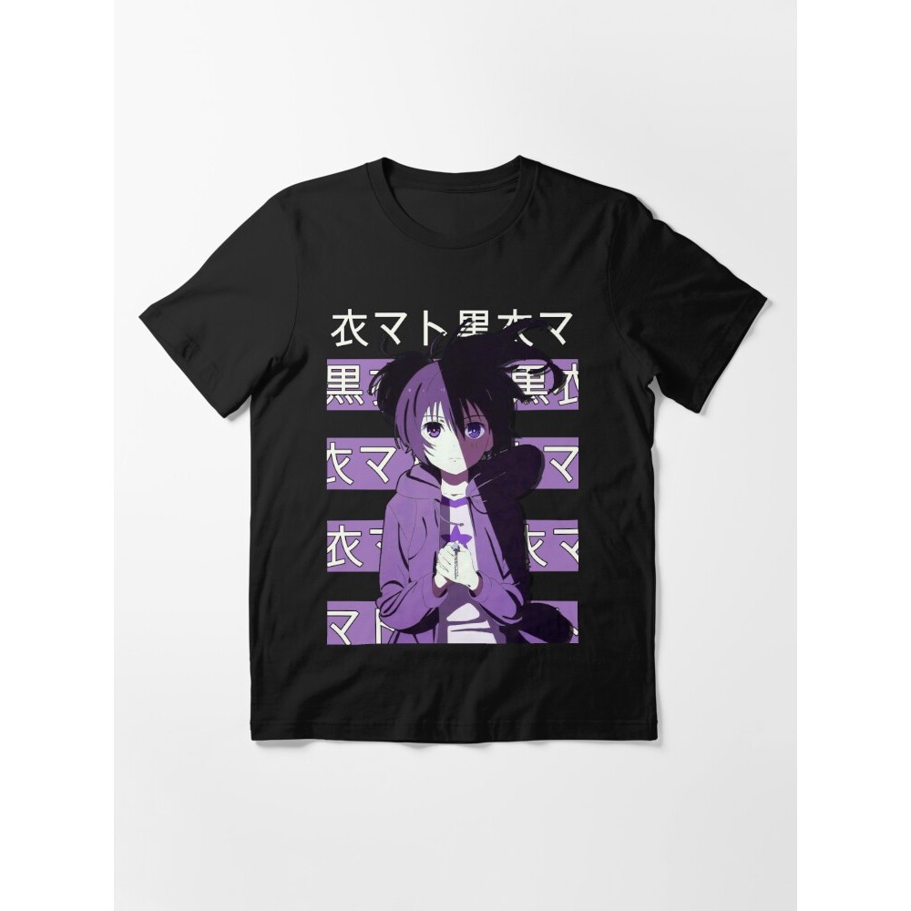 Kaos Black Rock Shooter Mato Kuroi Anime TShirt