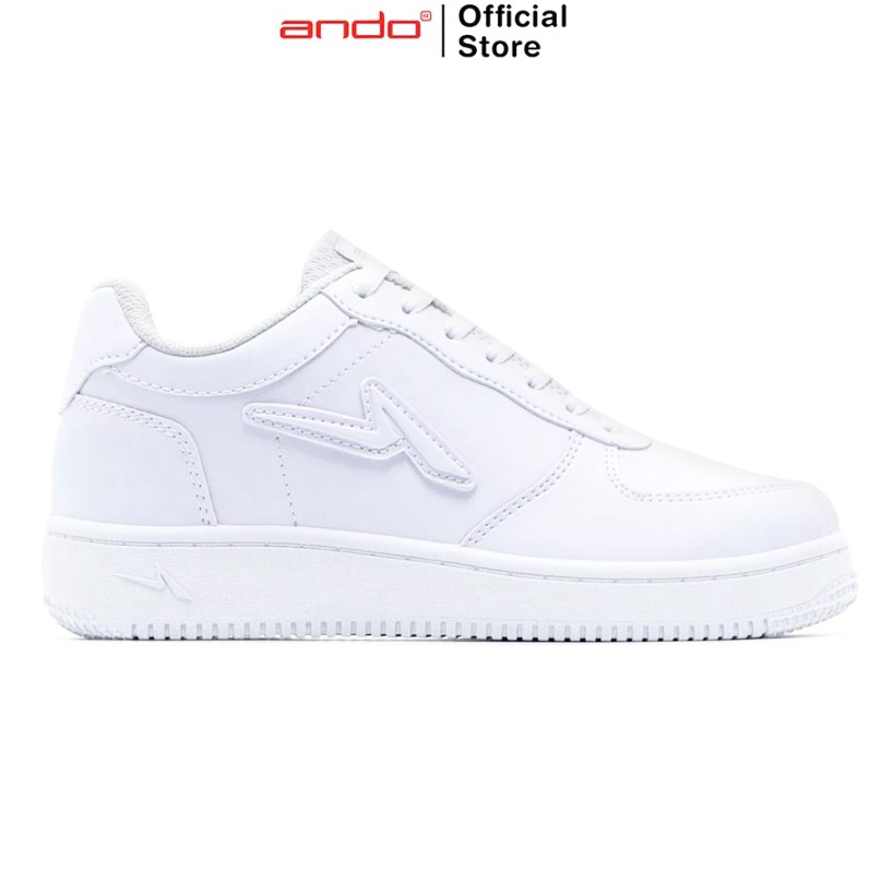 Ando Official Sepatu Sneakers Tricks Pria Dewasa  Putih