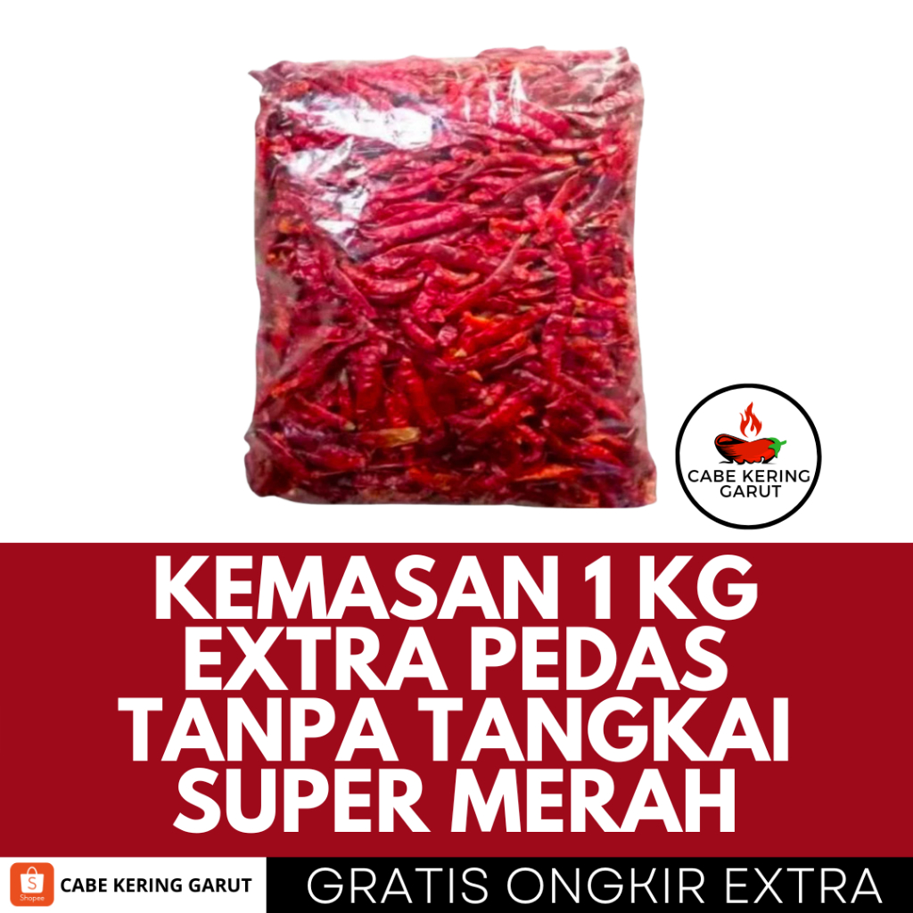 

CABE KERING TEJA JAPLAK MERAH PEDAS 1KG