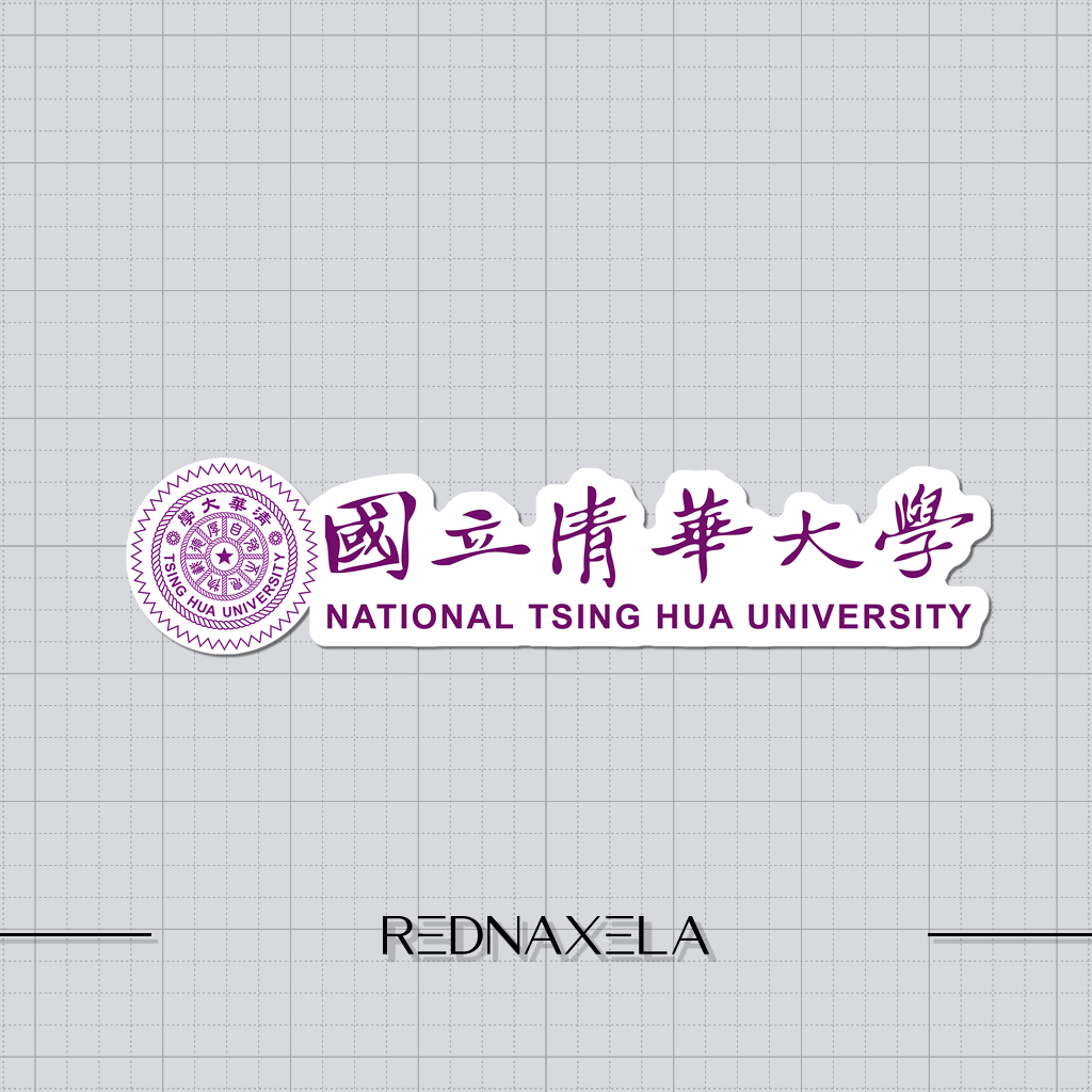 Stiker Vinyl National Tsing Hua University Logo Stiker Koper Outdoor Waterproof Sticker