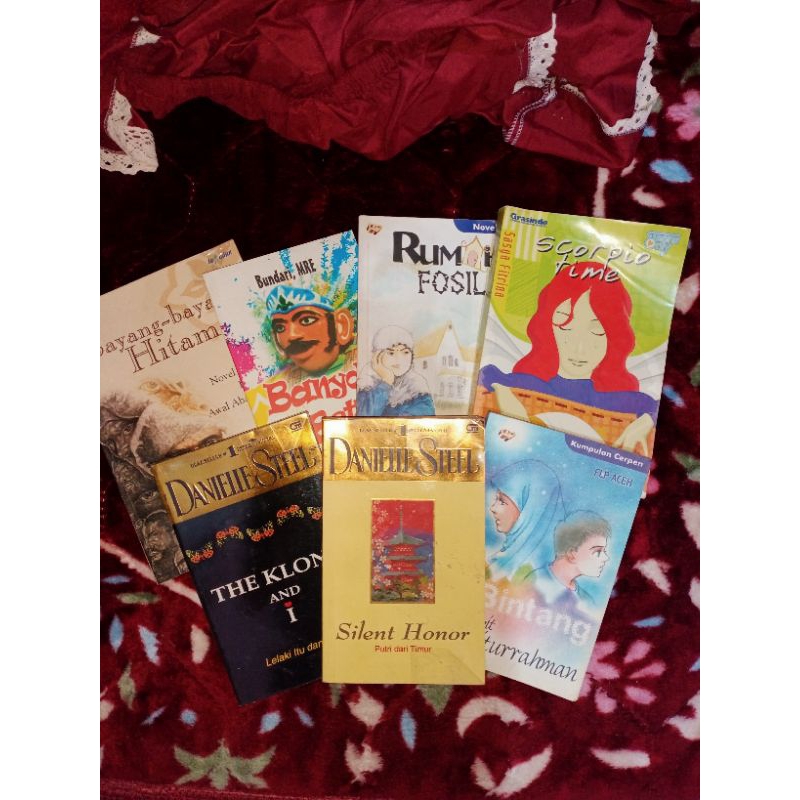 GUDANC BUKU/NOVEL LAMA ORIGINAL PRELOVED SERBA 5RB DANIELLE STEEL NAJIB KAILANI