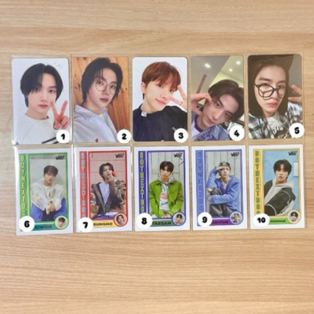 Official Photocard BOYNEXTDOOR who Lee Han jaehyun taesan sungho riwoo jaehyun woonhak