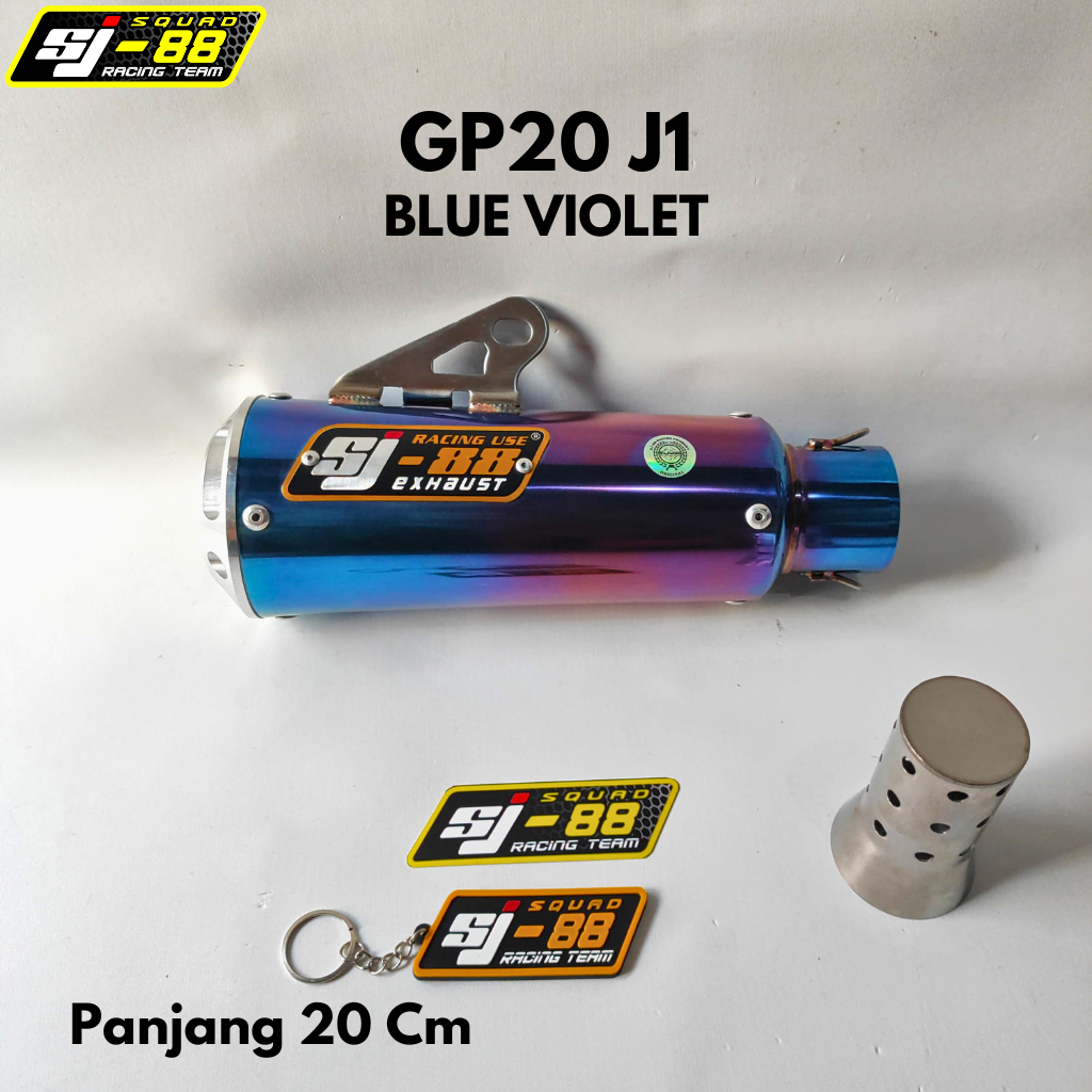 Knalpot SJ88 GP20 Blue Violet