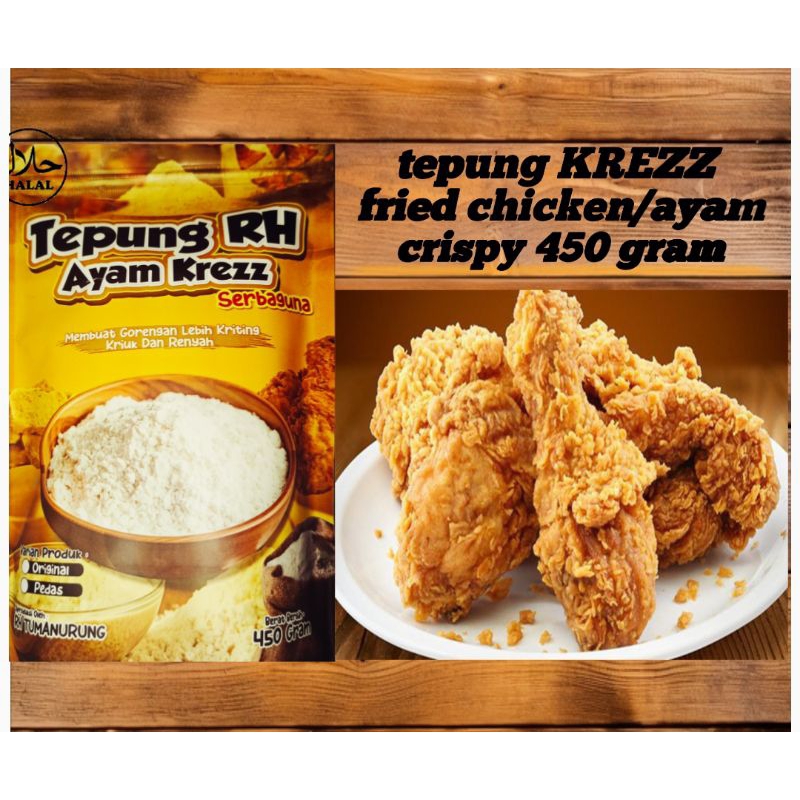 

TEPUNG KREZZ SERBA GUNA premium 450 gram.promo untuk 20 orang pembelian pertama