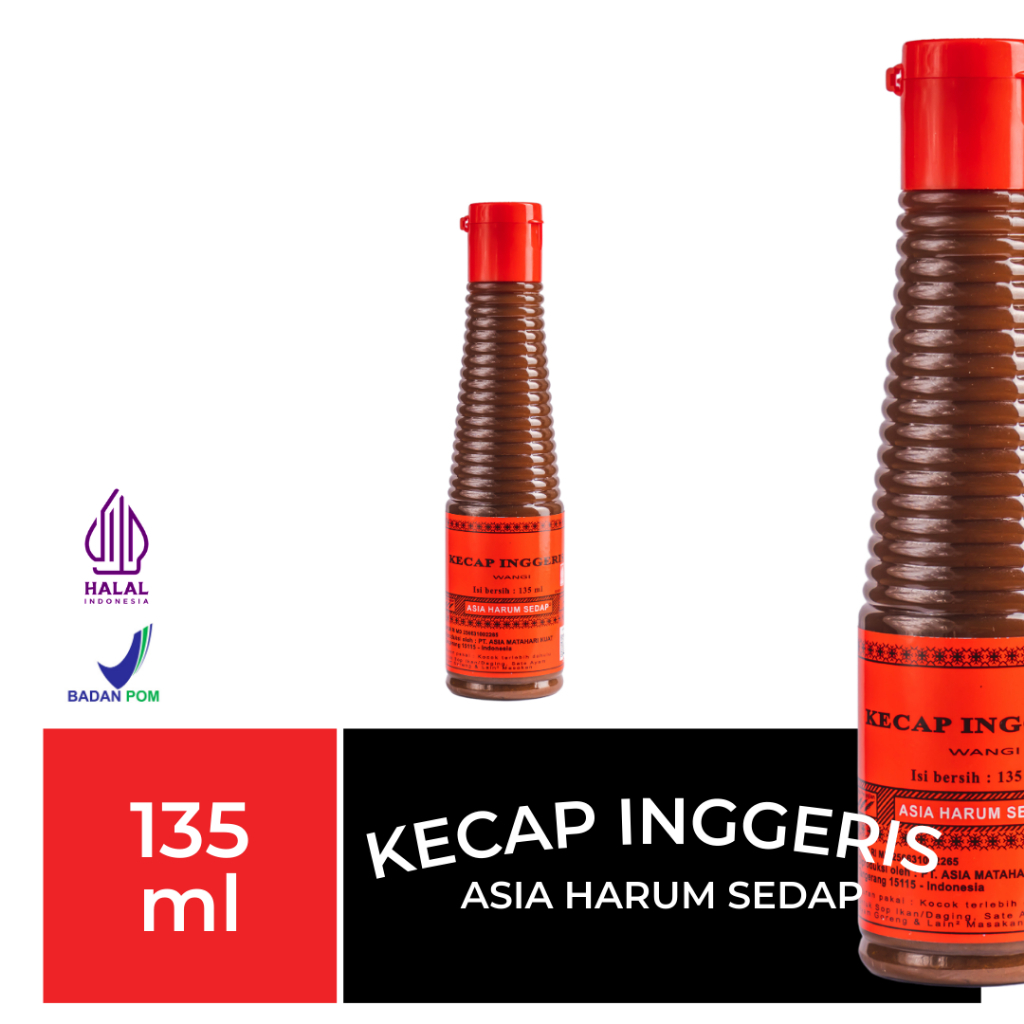 

Kecap Inggeris Asia Harum Sedap ukuran 135 ML