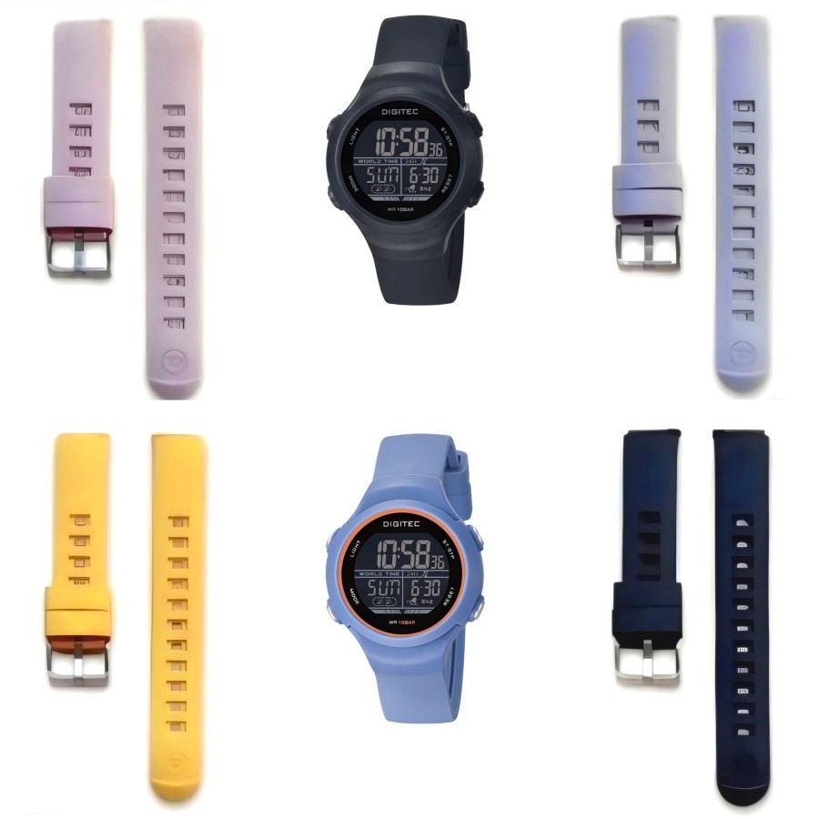 Tali Jam Tangan Digitec 7082 Strap Digitec 7082 Rubber