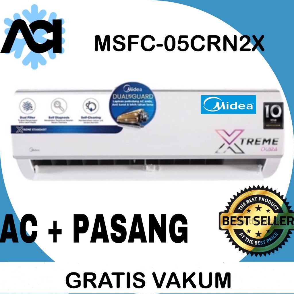 AC MIDEA MSFC - 05 CRN2X 1/2 PK STANDARD