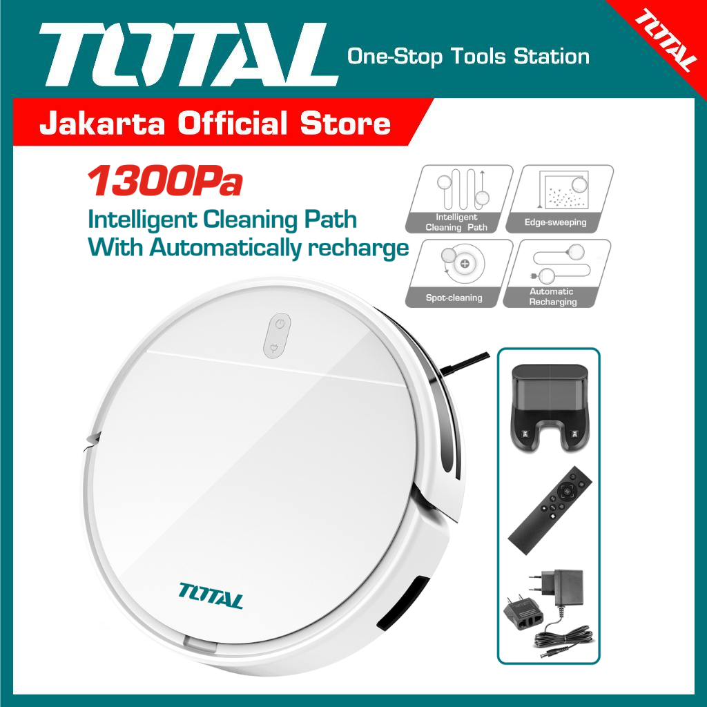 TOTAL Robotic vacuum cleaner(Gyroscope style) TVCRBOT3006 - Robot Vacuum