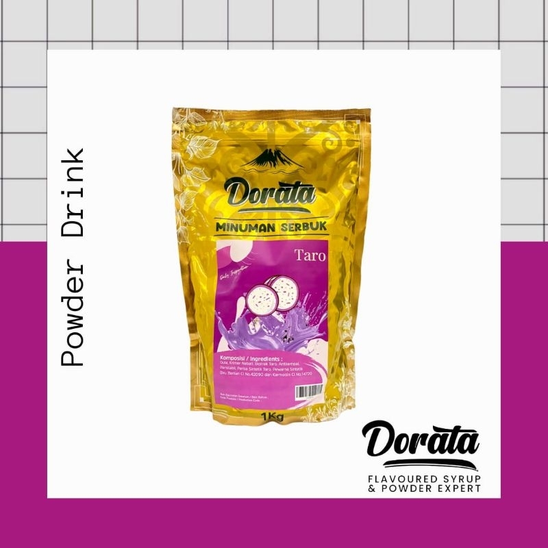 

Dorata Taro Powder 1 kg - Bubuk Minuman Dorata Rasa Taro Premium