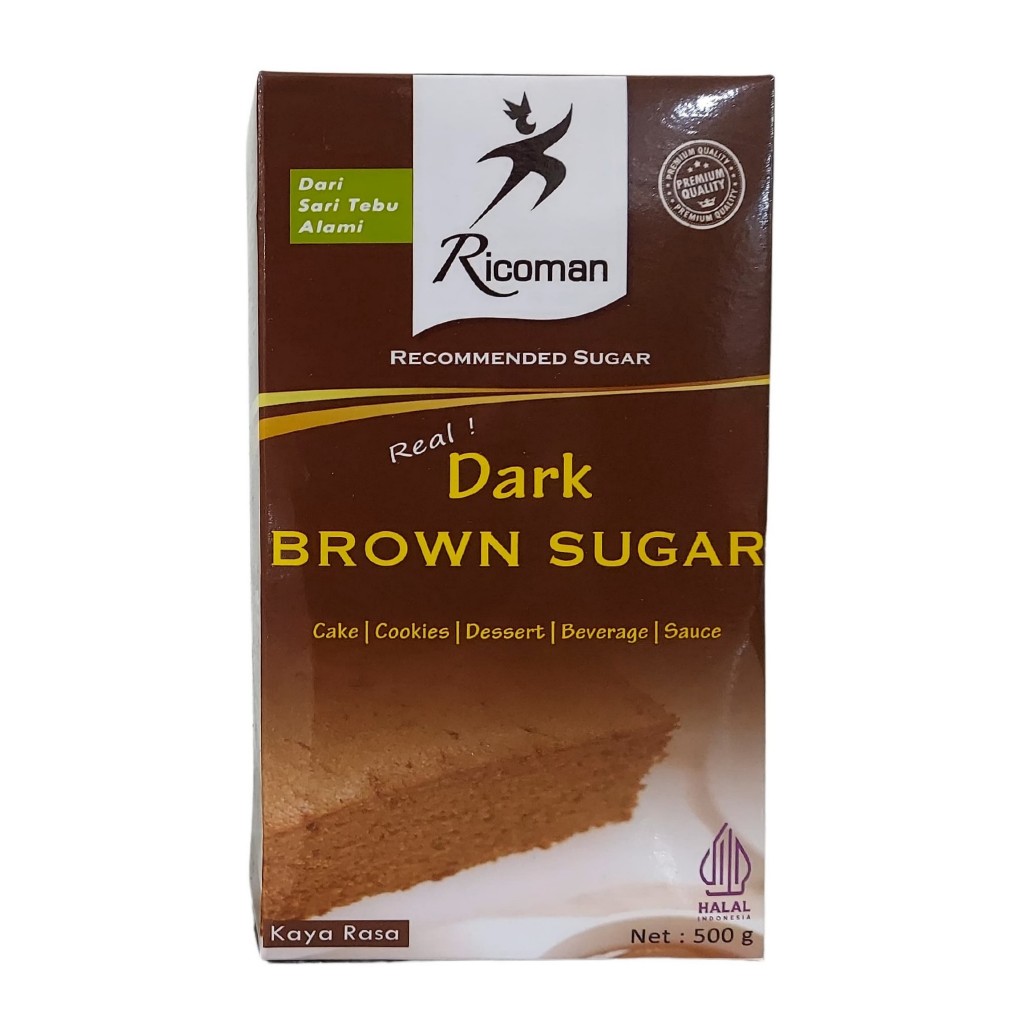 

Ricoman Dark Brown Sugar 500gr