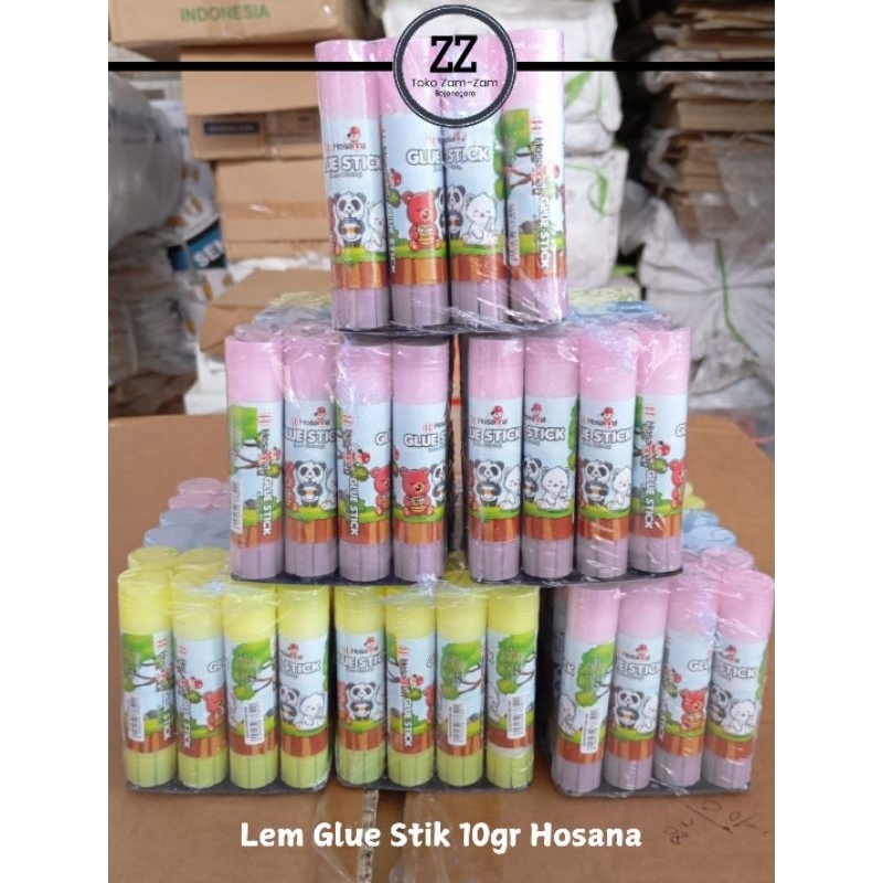 

(1slop) Lem Glue Stik Hosana 10gr/ Lem kertas/lem stik