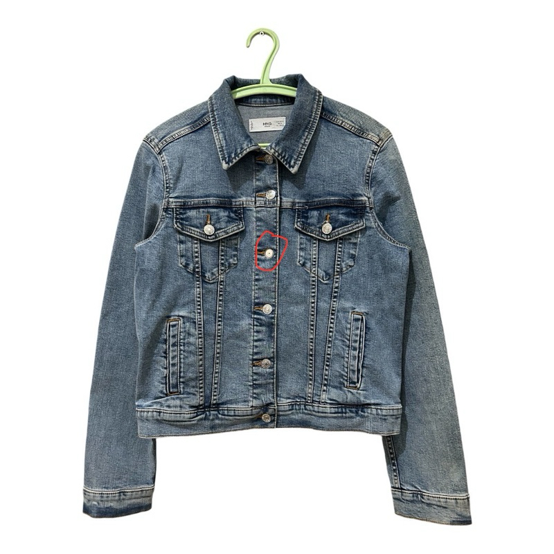 Mango Jacket Jeans Wanita Preloved (ada defect)