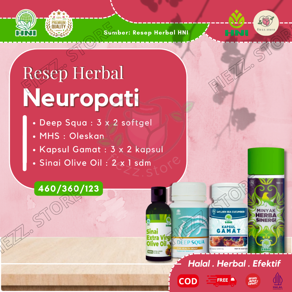 Resep Herbal HNIHPAI NEUROPATI