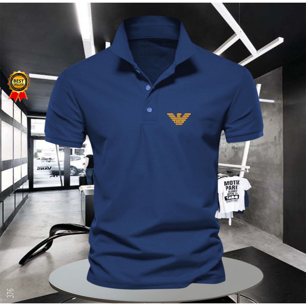 TERBARU Kaos Polo shirt Tshirt Kaos Kerah Pria /Wanita GA Gold Best Quality