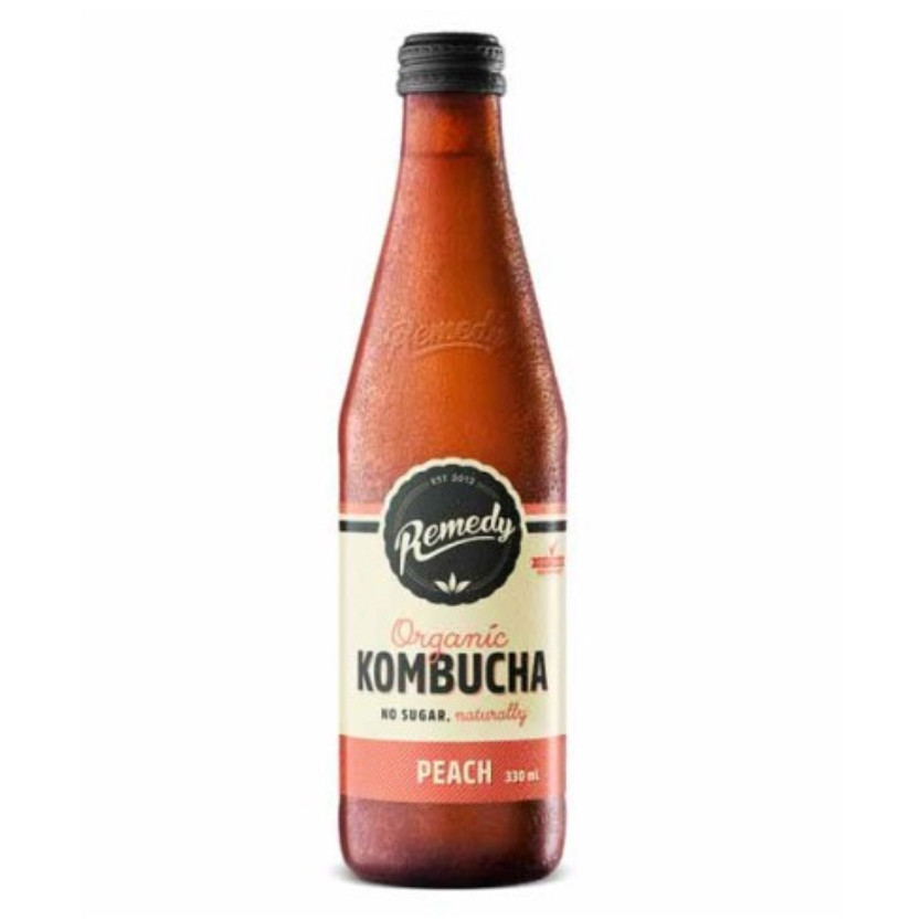 

Remedy Organic Kombucha Peach 330ml