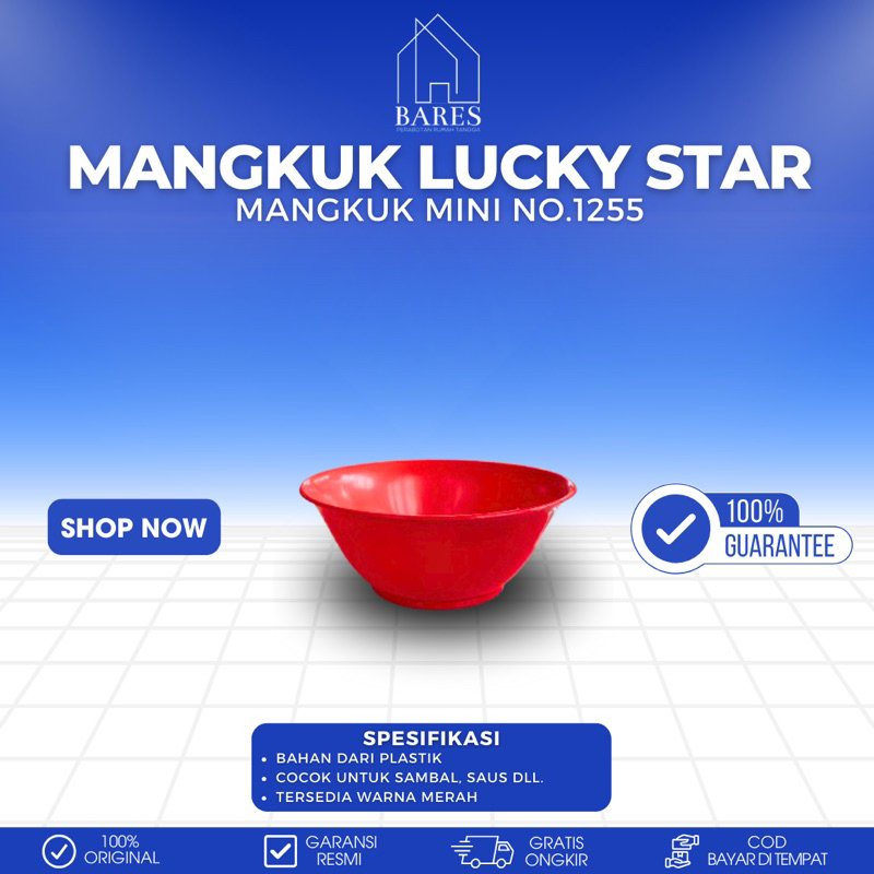 LUCKY STAR Mangkuk Plastik Mangkuk Sambal Cetakan Nasi