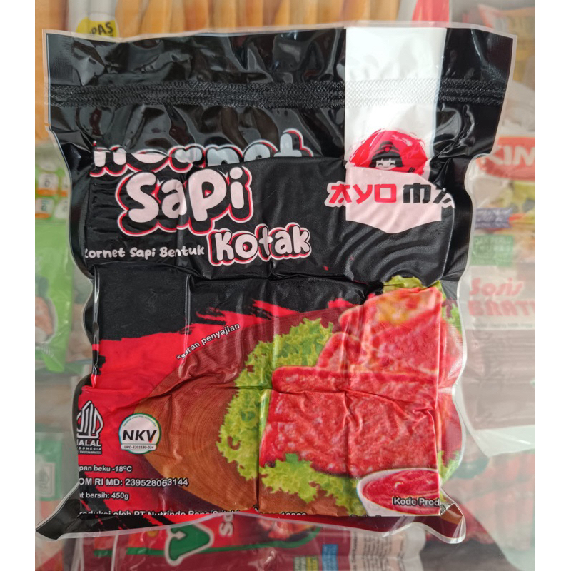 

AYOMA Kornet Sapi Isi 24 450gr