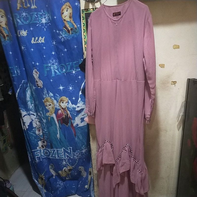 Preloved PL Gamis Ceruti Mutiara