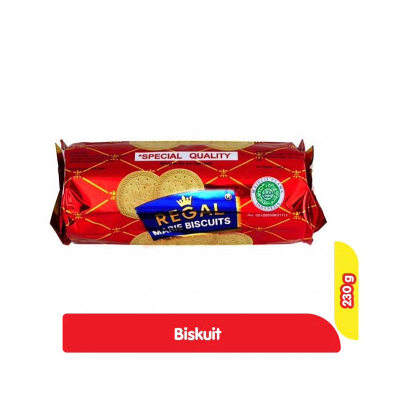 

REGAL Marie Biscuits spesial quality 230g OURSHOPNOW