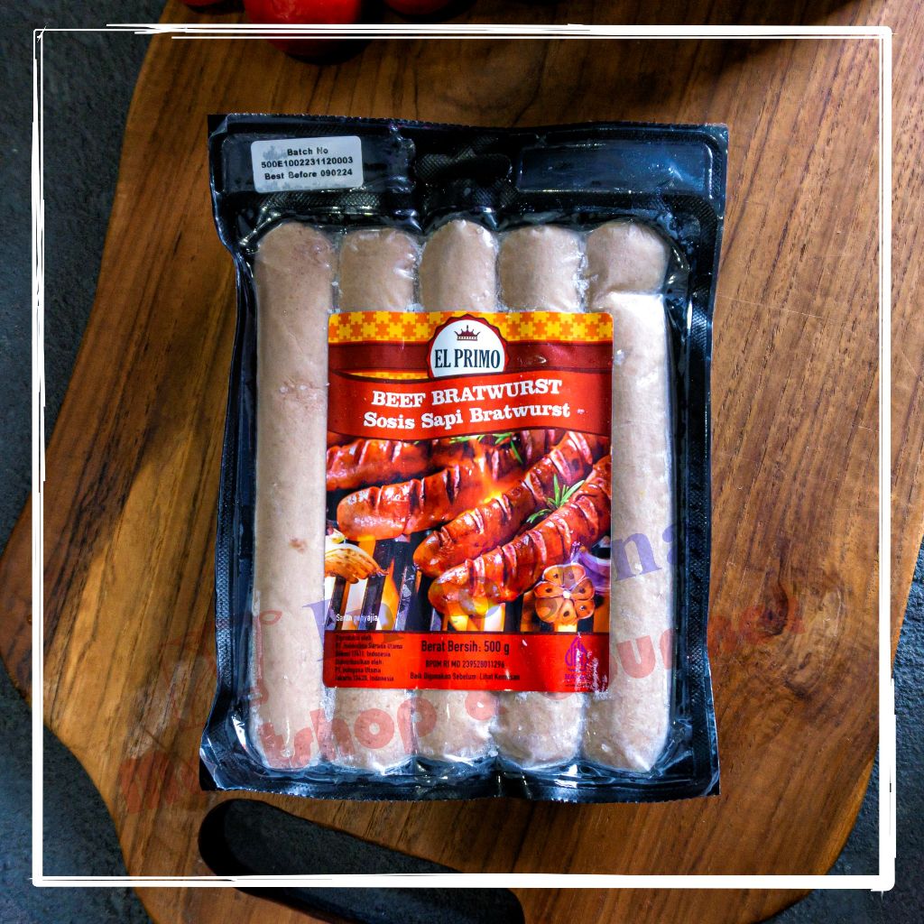 

El Primo Beef Bratwurst Sosis Sapi Bratwurst