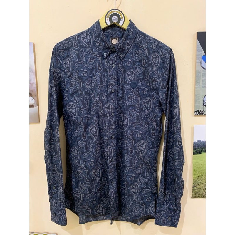 LONG SHIRT PRETTY GREEN PAISLEY/KEMEJA PRETTY GREEN