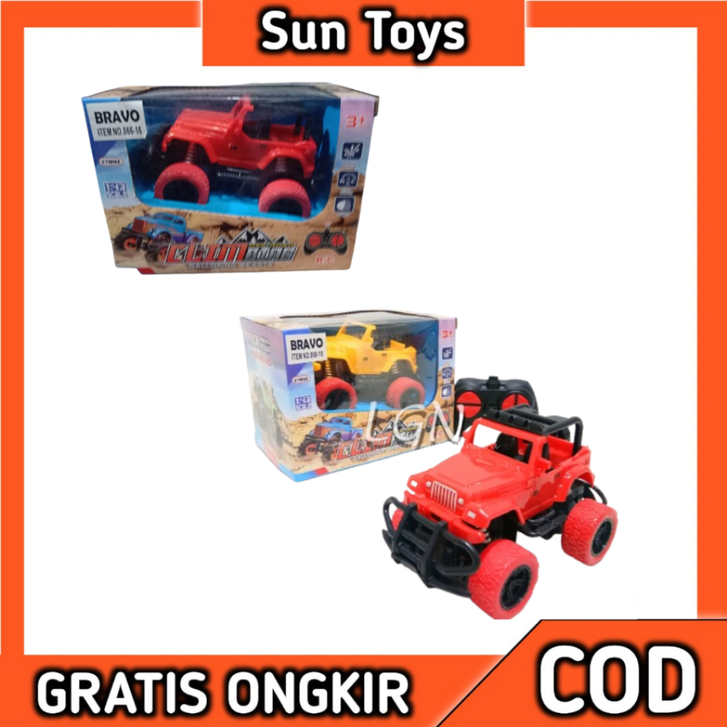 Mainan Mobil Remot Jeep RC remote Control Mobil Jeep 866-16
