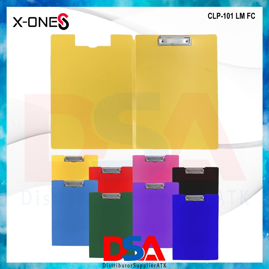 

DSA-CLIPBOARD PAPAN JALAN MAP JEPIT PAPAN JALAN PLASTIK CLIPBOARD F4 POTRAIT