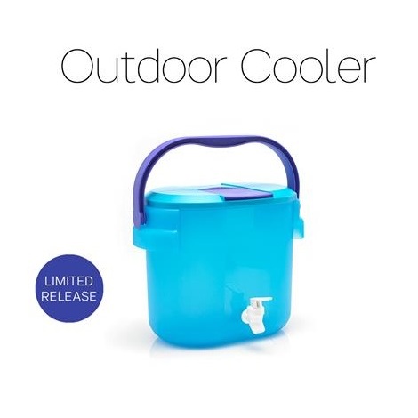 Outdoor Cooler Dispenser Air Minuman 8.7 L 27 x 18.5 x 24.3 cm Tupperware Original Teko Pitcher Jug