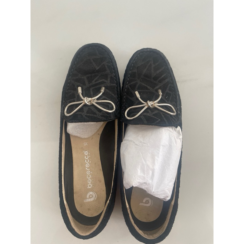 bocoroco black loafers size 35