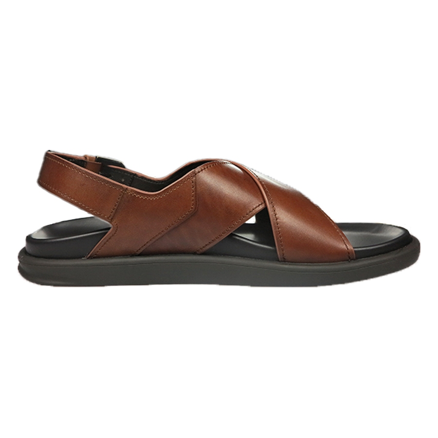 Sandal Casual Pria Andrew Shoes Fleming Brown