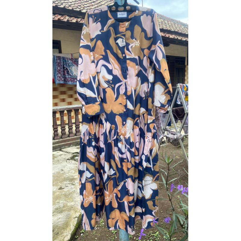 DANIRA Dress Navy NADJANI X TIQASYA