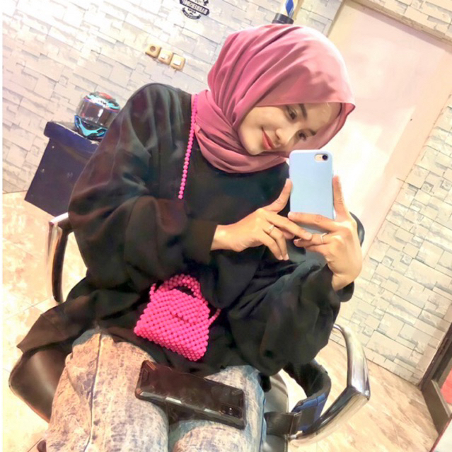 PEARL BEADS @aisy.shoppu / BEADED BAG / BEAD BAG / TAS MANIK / PEARL BAG / Tas Mutiara Lucu Anak dan