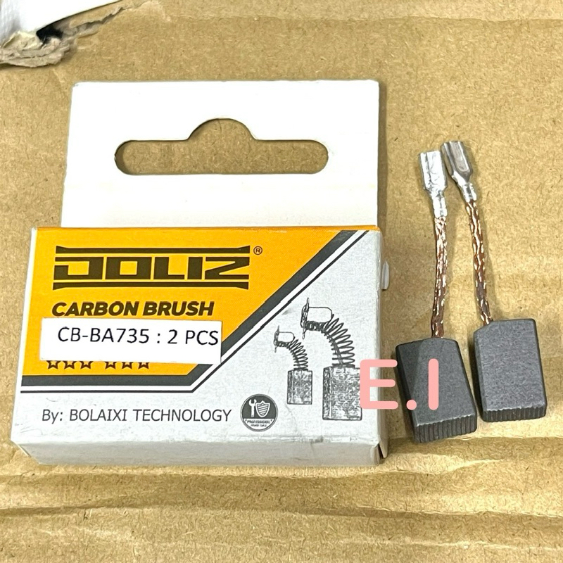 CARBON BRUSH DOLIZ BA735 BA 735 SPUL ARANG MESIN GERINDA TANGAN 4” DOLIZ BA735 KARBON CARBON BRUSH D