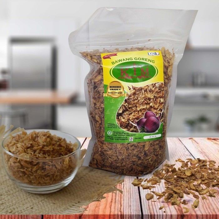 

Bawang Goreng Brebes Murni 250 Gram Bawang Kim Official