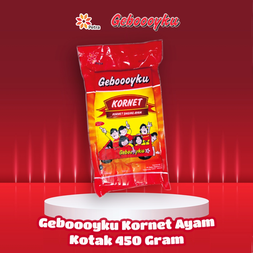 Geboooyku Kornet Upin Kotak 450 Gram Isi 22 Pcs